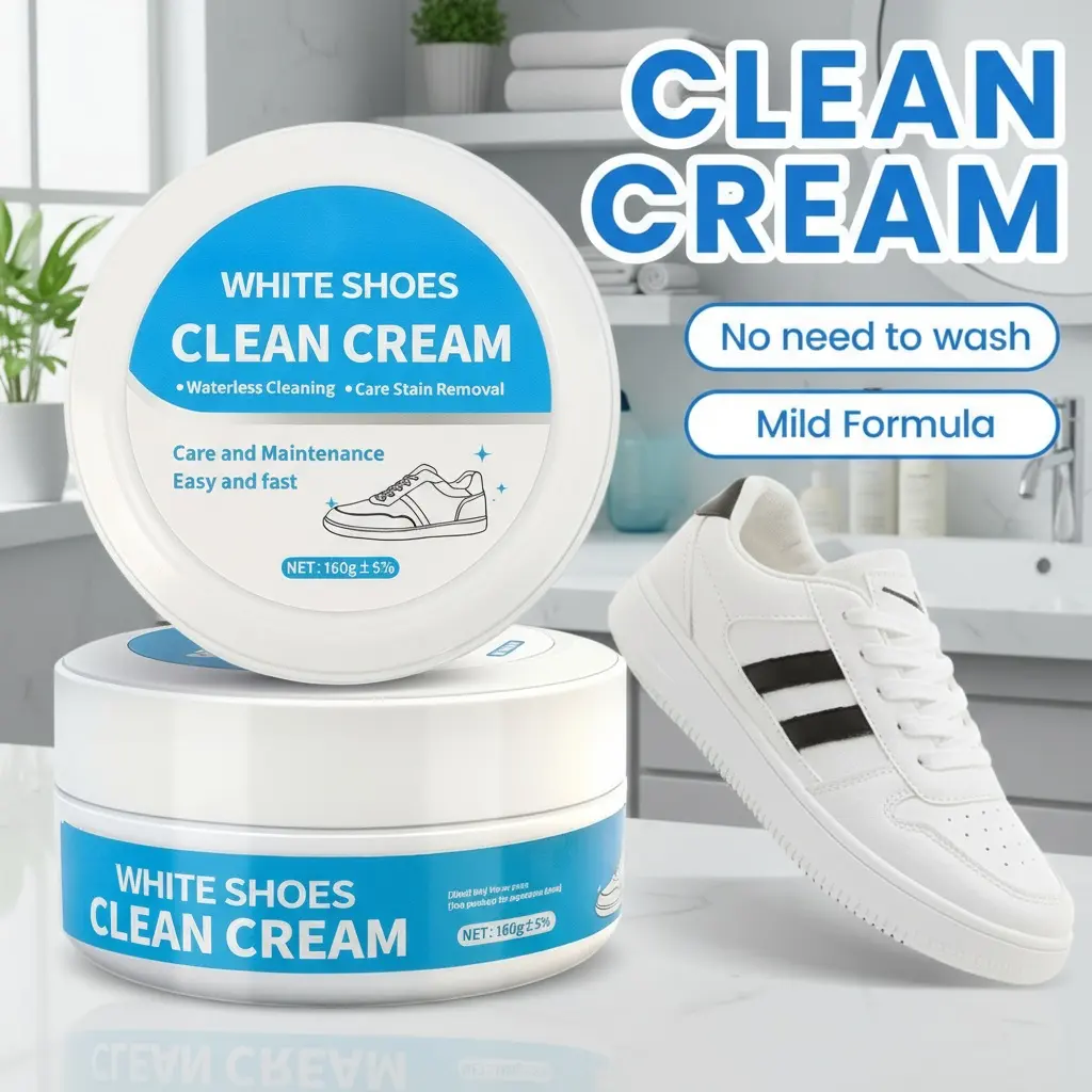 Sneaker Care Whitener - White Shoe Cleaner Cream Sneaker Stain