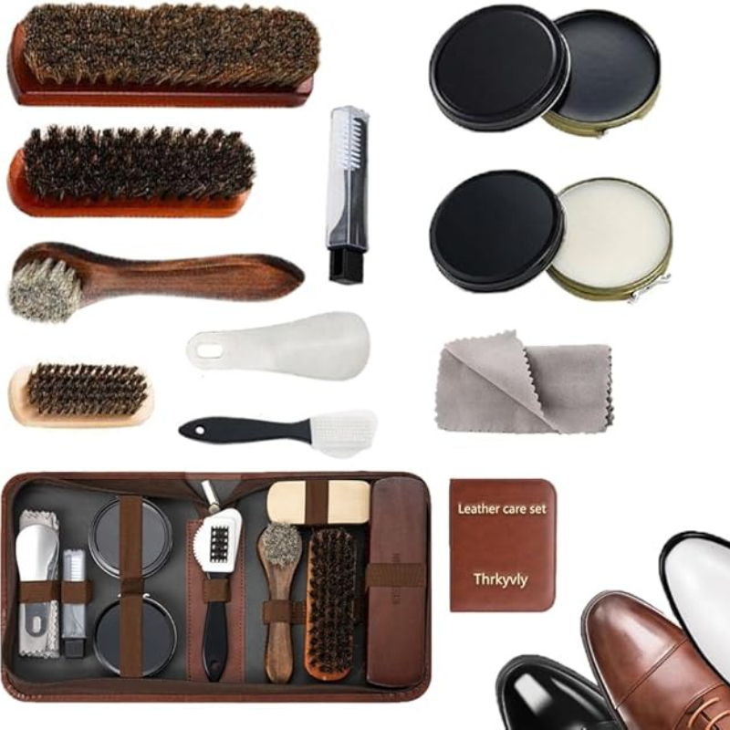 Horse Hair Brush Leather Shoe  - Sneaker Care Kit review and price