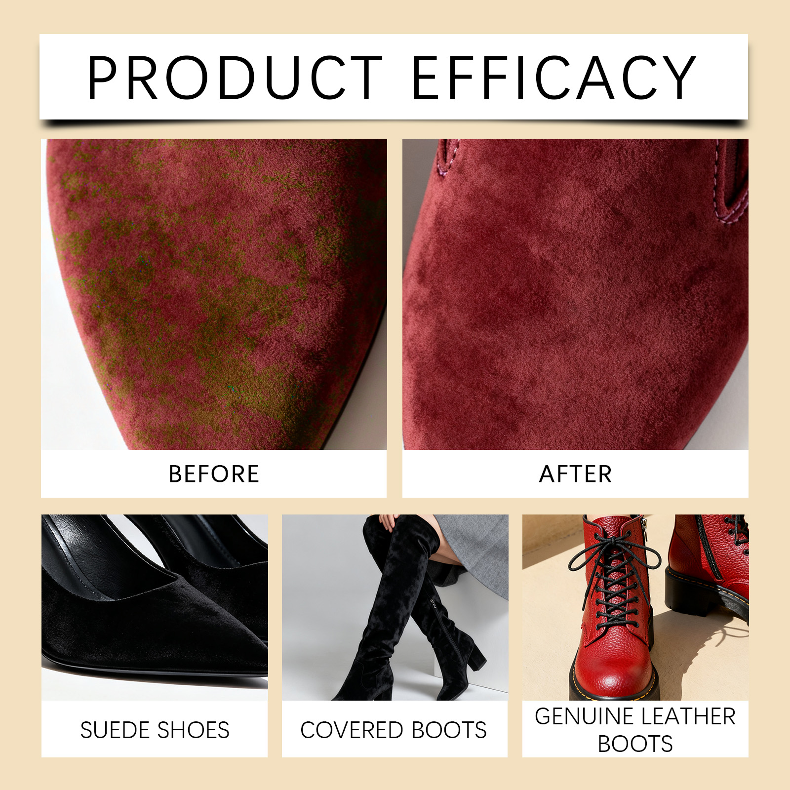Suede Cleaner Spray Nubuck Car - Sneaker Care White review and price