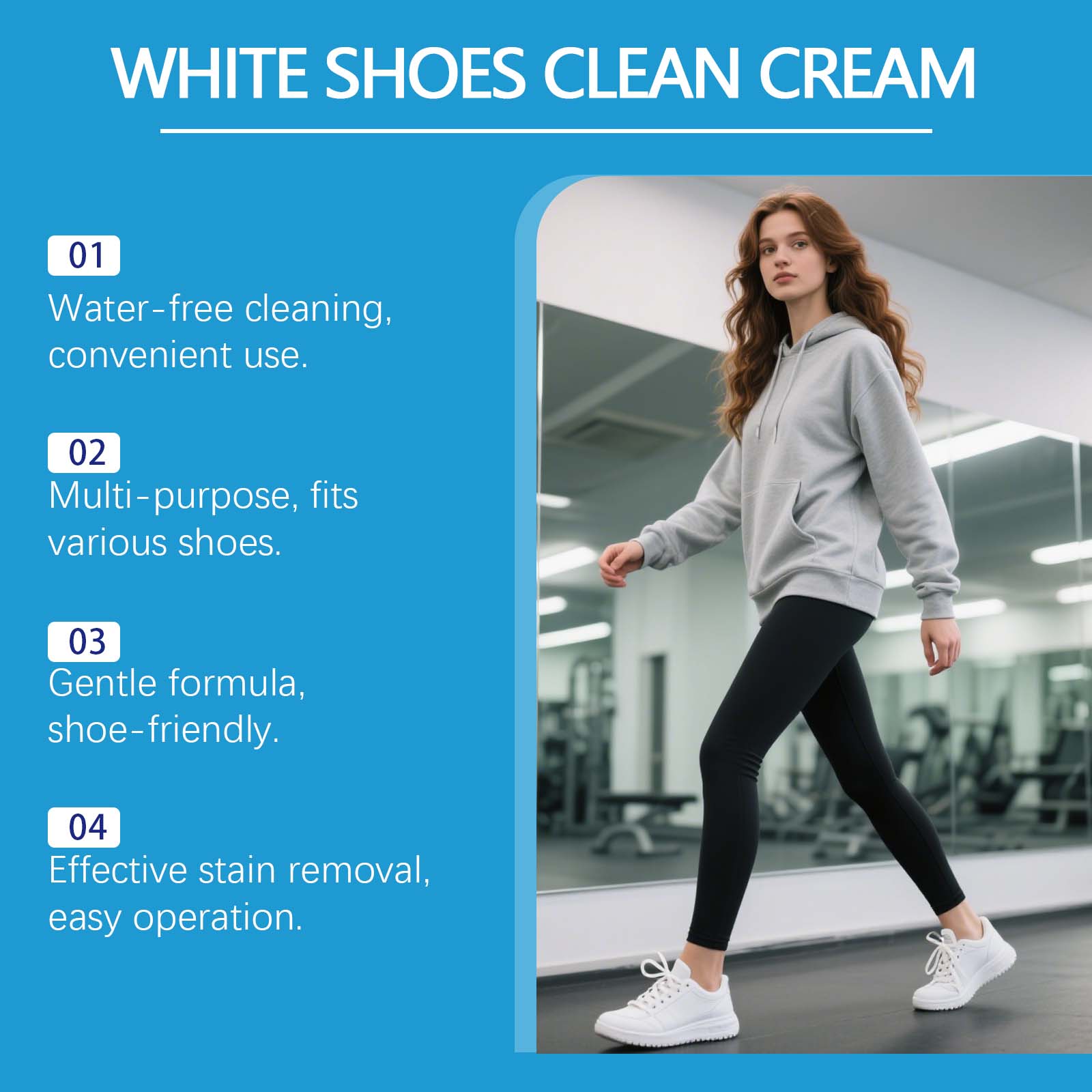 White Shoe Cleaner Cream Water - Sneaker Care Whitener review and price