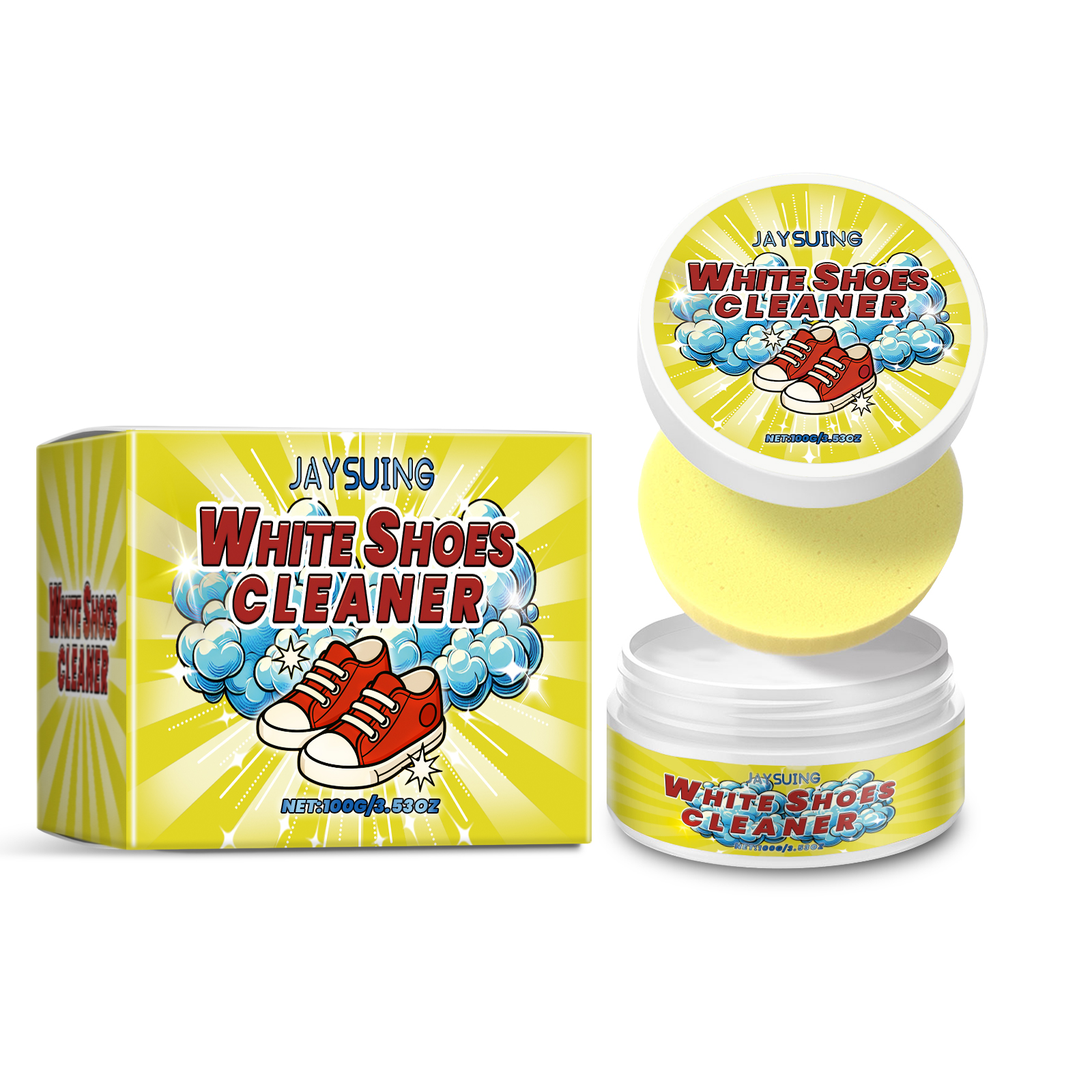White Shoes Cleaning Cream Sta - Sneaker Care Whitener review and price