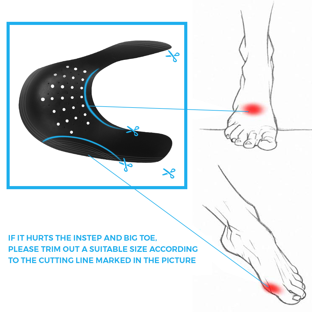 New 1 Pair Anti-Wrinkle Crease - Crease Protector Toe review and price
