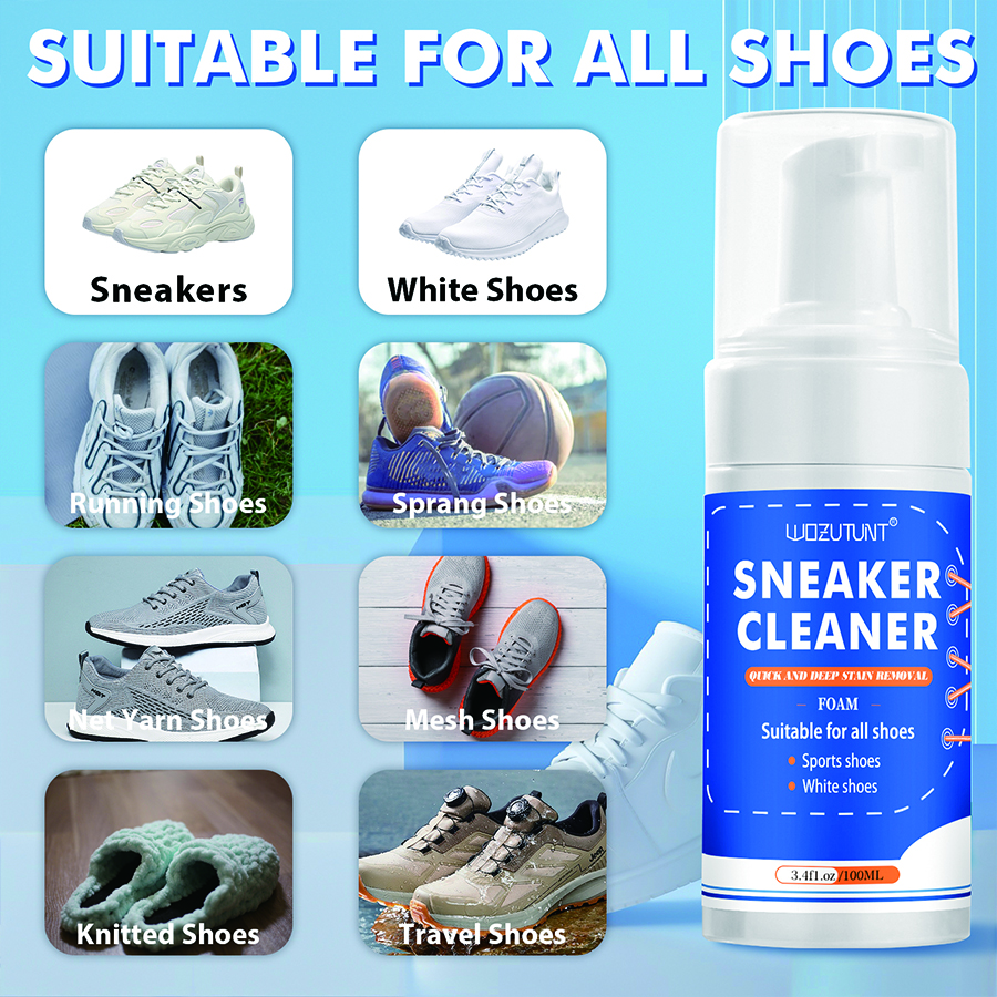 Footwear Cleaner Sneaker Foam  - Sneaker Care Whitener review and price