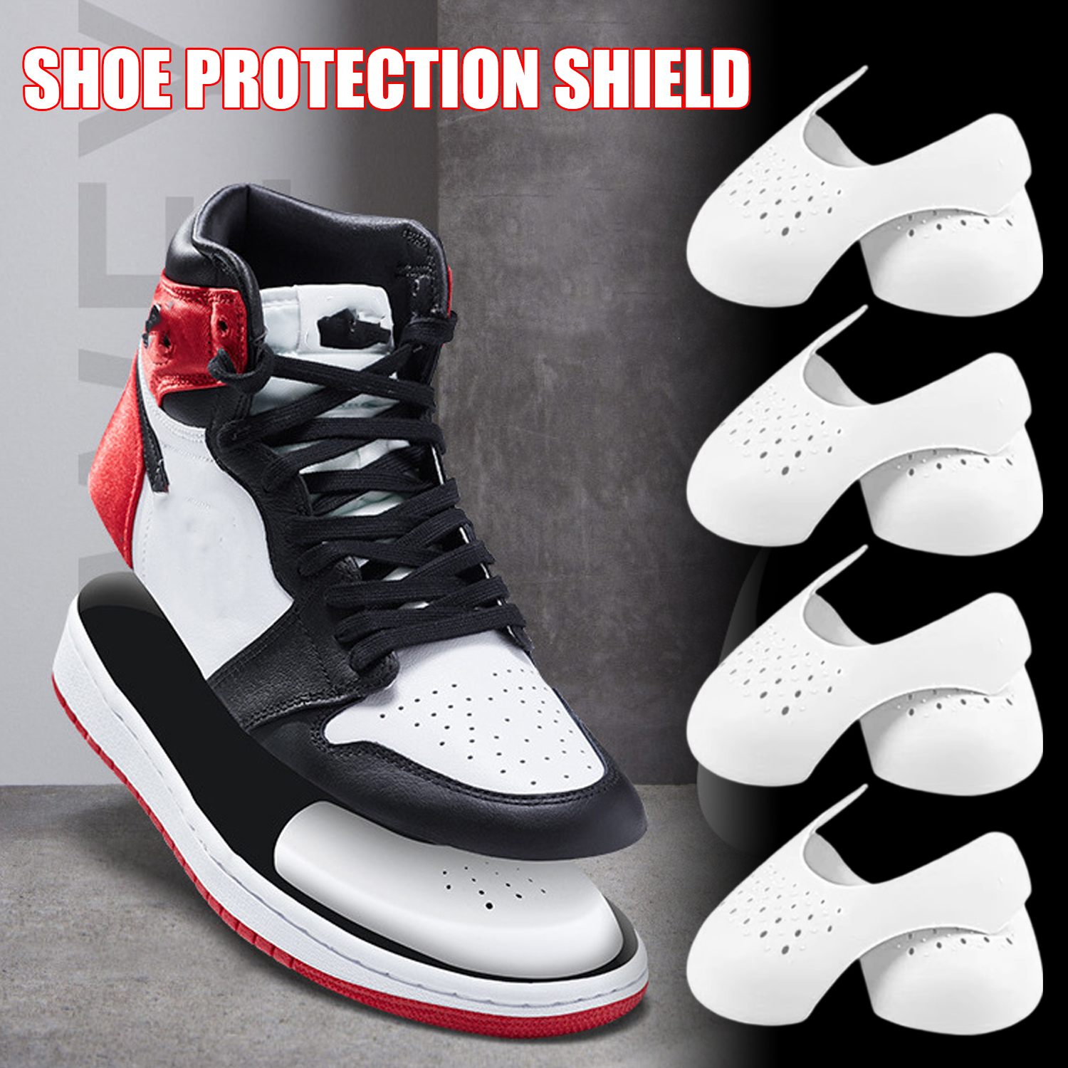 10Pcs Protector Shoe Head Stre - Crease Protector Toe review and price