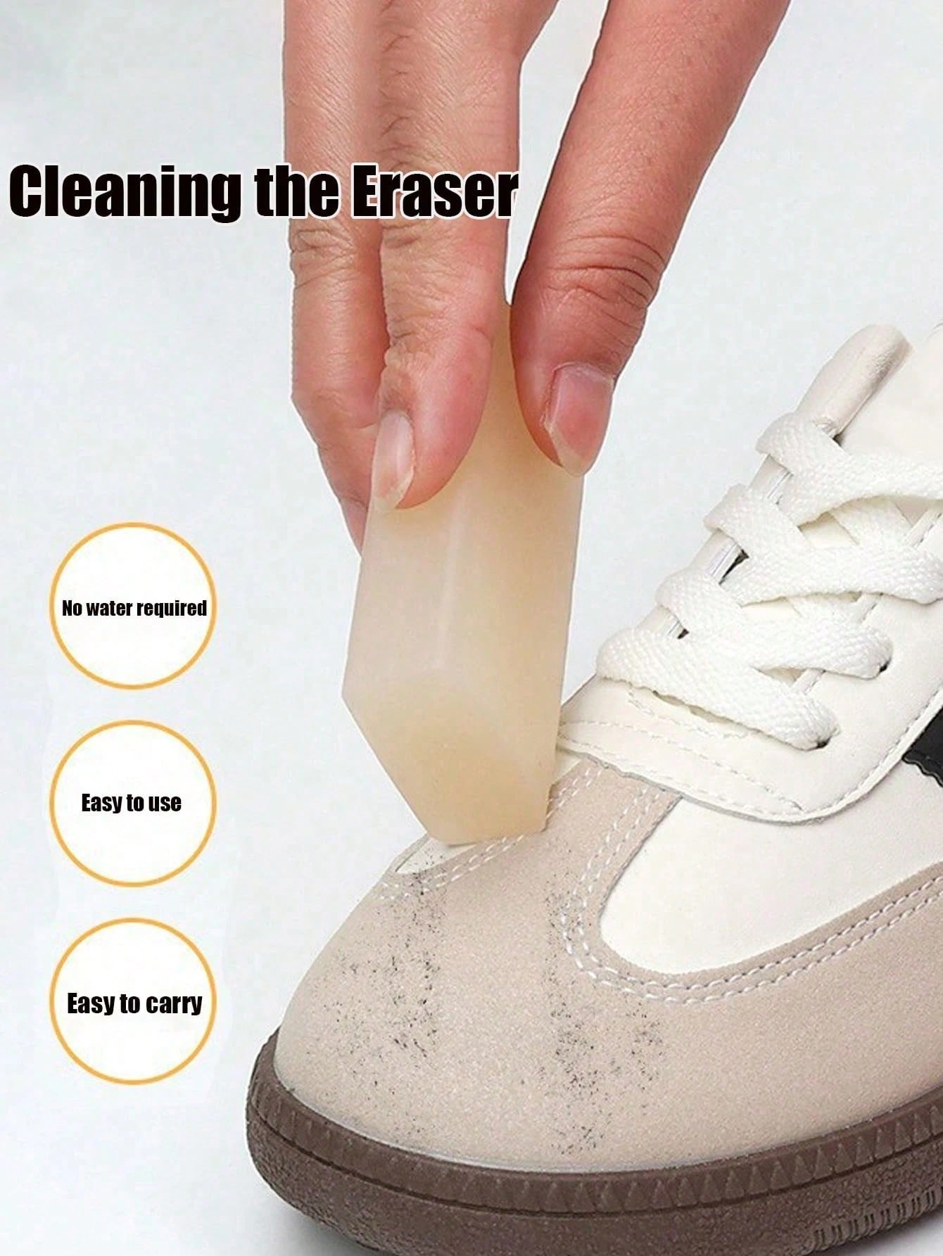 2/1pc Portable Suede Shoe Clea - Sneaker Care White review and price